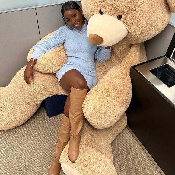 Baby blue sweater dress - Picture 5 of 8